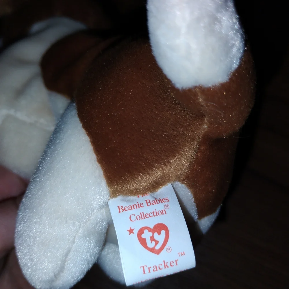 Ty Brown and Cream Dog Toy
